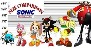 Sonic the Hedgehog Size Comparison | The Biggest Characters of Sonic the Hedgehog!