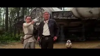 The Force Awakens - Rey blaster scene