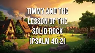 Timmy and the Lesson of the Solid Rock (Psalm 40:2)