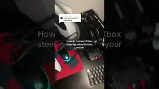 How to connect your Xbox steering go wheel to your Console #xboxsteeringwheel #steeringwheel #xbox