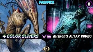 Racing the Combo! - 4 Color Slivers VS Ashnod's Altar Combo | PAUPER | Magic the Gathering Online