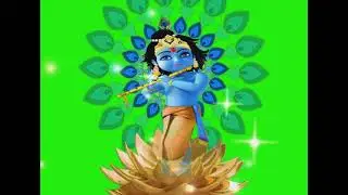 lord Krishna green screen video || shri Krishna animation background || krishna background
