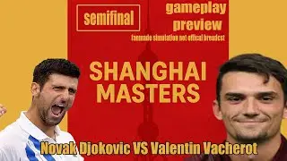 Alternative: Djokovic vs Vacherot &mdash; Shanghai Masters 2025 | PES / Tennis Simulation