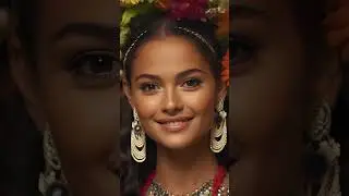 Salvadorian Spirit 🇸🇻 🇸🇻 🇸🇻 🇸🇻🌟Beautiful Ethnic Salvadoran Woman Cultural Portrait Global Facescapes