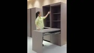 Multi-functional Storage Cabinet #furniture #factory #storage #folding #multifunctional #office
