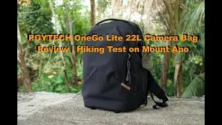 PGYTECH OneGo Lite 22L Camera Bag Review | Hiking Test on Mount Apo