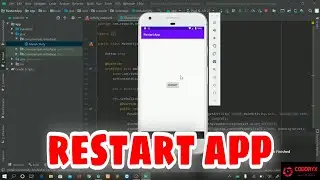 Restart app after specific interval in Android studio | Codoryx