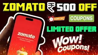 🍕 Zomato Coupon Code Today 🔥 | Latest Zomato Discount Code 2025 😍 Save Big on Food Orders 🍔