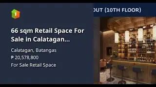 66 sqm Retail Space For Sale in Calatagan Batangas
