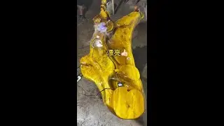 Is making a tea table from gold silk nanmu a transformation or a waste?