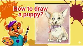How to draw a Corgi puppy?# puppy #corgi#drawing #drawinganimals 
