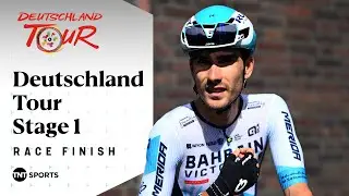 PHOTO FINISH! 🤩 | Men's 2025 Deutschland Tour Stage 1 Final KM's | TNT Sports Cycling