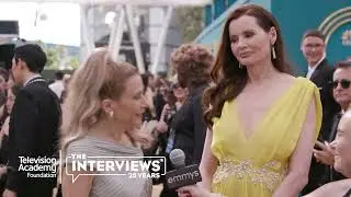 Governors Award Winners Madeline Di Nonno and Geena Davis on the 2022 Primetime Emmys Red Carpet