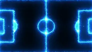 Neon soccer area Football stadium with neon Shiny lights Background looping animation