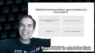 uh oh more YIAY LIVE 2.0 testing (JacksFilms' twitch stream, Jan 23rd 2020)