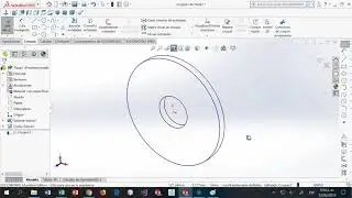Operación corte Corte Barrido en solidworks
