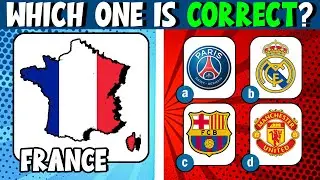 GUESS WHICH COUNTRY THE FOOTBALL CLUB FROM  | The Football Quiz 2023