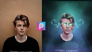 Glowing Eye & Smoke Effect | Manipulation | Picsart Editing