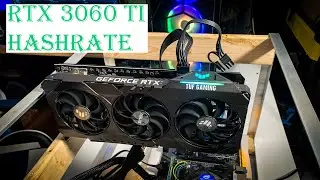 Хешрейт ASUS TUF RTX 3060 ti