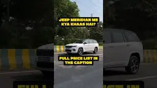 What&rsquo;s great about the #jeep #meridian?