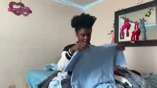 Haul school health care bag and clothes some of em i felt a lil sick so energy was gone