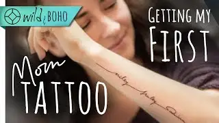 GETTING MY FIRST TATTOO - baby name mommy tattoo design