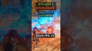 DLSS ON vs OFF in Horizon Forbidden West on RTX 4060 + Ryzen 5600G - 1080p #horizonforbiddenwest