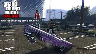When you Accidently start a car meet
