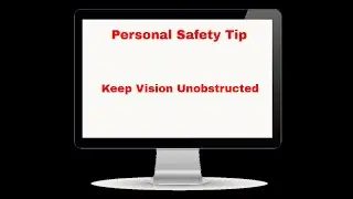 Personal Safety Tip: Don't Wear Hoodies On Your Head That Block Your Side Peripheral Vision