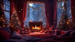Unforgettable Winter | Gentle Fireplace Sounds To Elevate Your Mood | Aid Sleep | Insomnia Relief