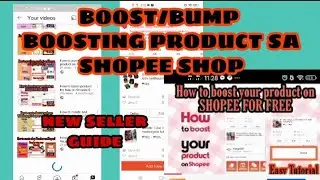 Boost/Bump sa Shopee pareho lang ba?/product boosting/new shopee seller/tutorial videos