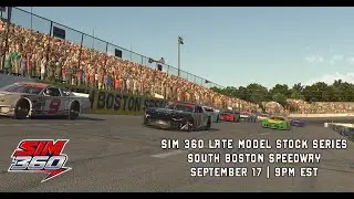 SIM 360 LATE MODEL STOCKS @ SOUTH BOSTON SPEEDWAY