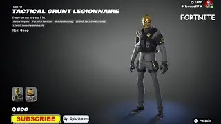 Tactical Grunt Legionnaire Outfit Available in the Fortnite Item Shop