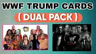 WWF TRUMP CARDS ( Dual pack )