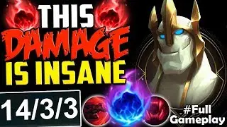 THIS DAMAGE IS INSANE | LATE GAME MONSTER | New Runes Galio TOP Build RANKED SEASON 8 Gameplay