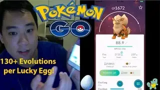 New Trick to get 130+ Evolutions per Lucky Egg