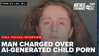 AI generated child porn case in Wisconsin; full interview with police