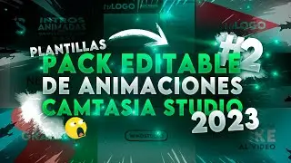 ✅DESCARGAR PACK de ANIMACIONES EDITABLES #1 para CAMTASIA STUDIO 2021 😱