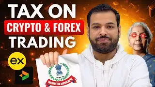 2026 New Rule: Forex & Crypto Trading पर कितना Tax? ITR कैसे भरें? 🤔 #forextrading #incometax 