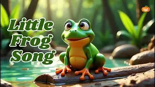 Little Frog Song for Kids  |  Educational Animal Song for Kids | Pumpkin Yards