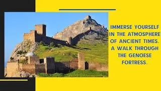 A walk through the Genoese 🏴󠁧󠁢󠁥󠁮󠁧󠁿Fortress 🍇2023/The atmosphere of the Middle Ages #walking #nature