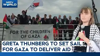 Greta Thunberg Palestine | As Gaza Struggles For Food, Greta Thunberg Set To Sail With Aid
