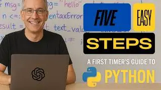 LEARN TO USE PYTHON: for TOTAL NOOBS to coding. ( with VS Code and ChatGPT-5) #aicoding