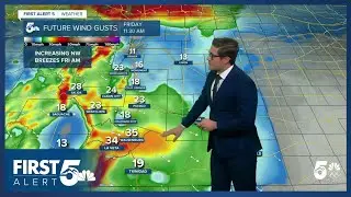 Mountain snow in Colorado today, more warmth this weekend, pattern change ahead
