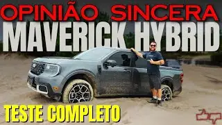 Teste Completo: Ford MAVERICK Hybrid 2026. Consumo, PROBLEMAS, reboque, OFF ROAD, espa&ccedil;o, conforto