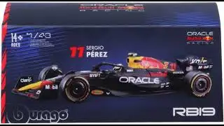 Xiangtat Bburago 1:43 2023 F1 Red Bull RB19 No. #1 Max Verstappen F1 No. #11 Sergio P&eacute;rez Ferrari Me