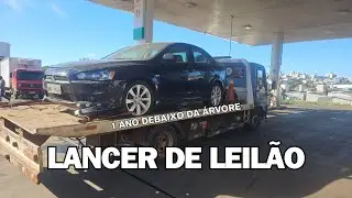 ABANDONADO A 1 ANO!!! Como chegou o lancer do leilão.