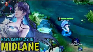 Honor Of Kings : Haya Gameplay In MidLane | Best Build Haya - HOK
