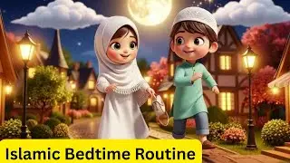 Islamic Bedtime Routine for Kids|Islamic Poem for Kids|Cartoon Animation Rhymes & Songs for Children