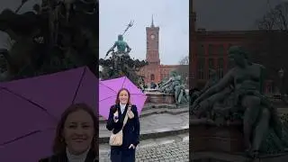 Rainy Berlin 🌧️ still enjoying my city trip #berlin #travel #shorts #germany
